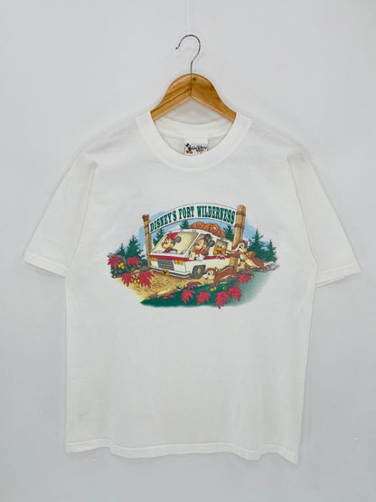 00' DISNEY'S FORT WILDNESS Size L Vintage T-shirt  / 6063