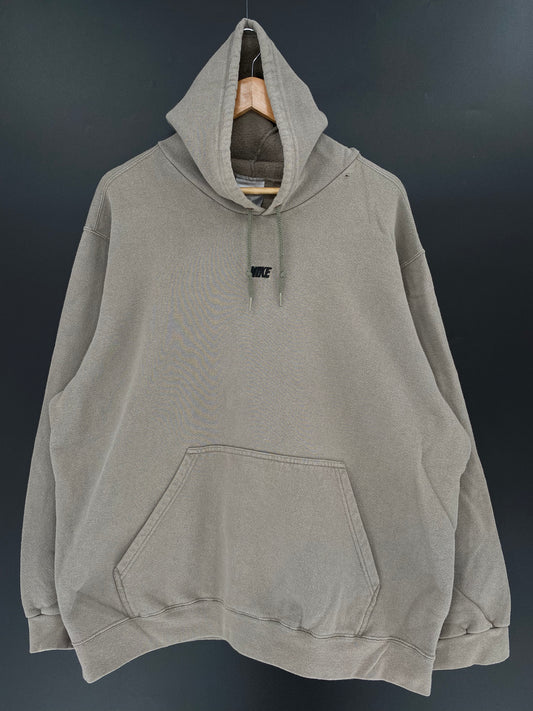 90’s NIKE Center Logo Size XXL Vintage Hoodie Sweat-shirt / K466