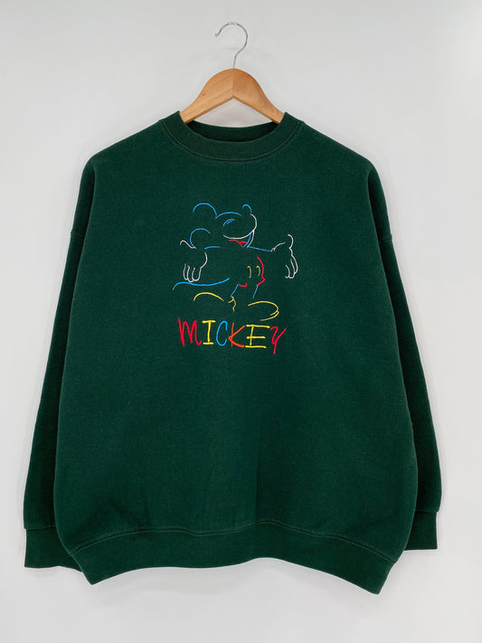 90’s DISNEY MICKEY Made in USA Size XL Vintage Sweat-shirt / K7018