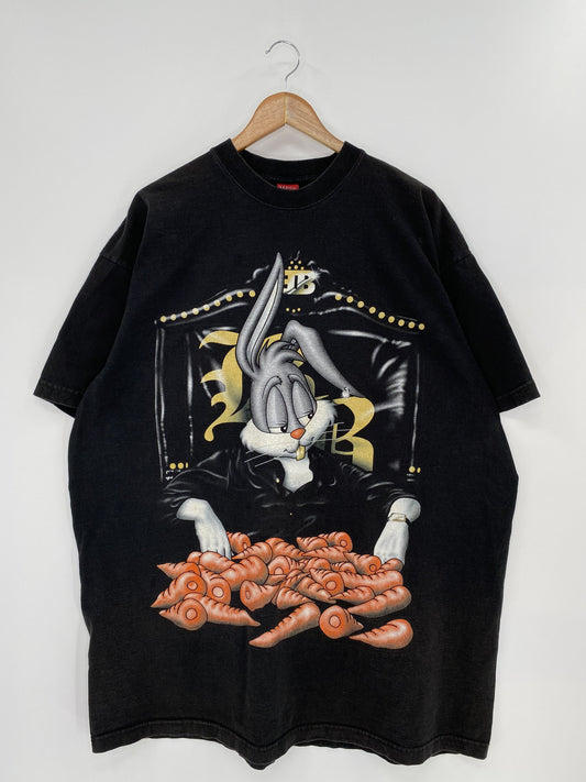 00' LOONEY TUNES BUGS BUNNY Size XXL Vintage T-Shirt / K6504