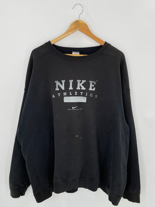 90’s NIKE ATHLETICS Made in USA Size XXL Vintage Sweat-shirt / 7298