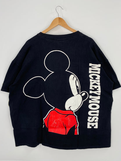 80’s DISNEY MICKEY Made in USA Size XXXXL Vintage T-Shirts / A5109