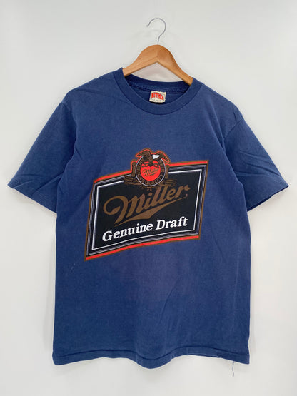 90’s MILLER BEER Made in USA Size L Vintage T-Shirt / K943