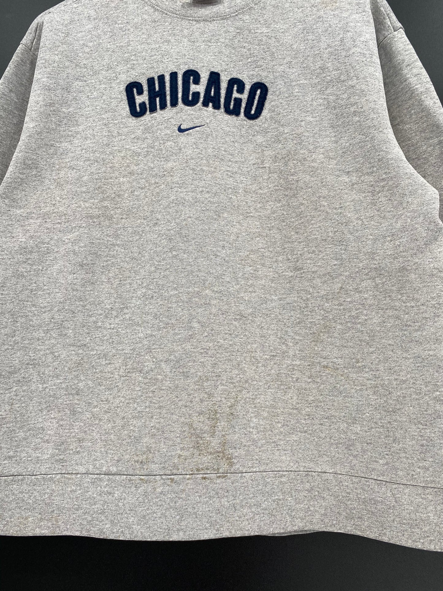 90’s NIKE CHICAGO Size M Vintage Sweat-shirt / 7947