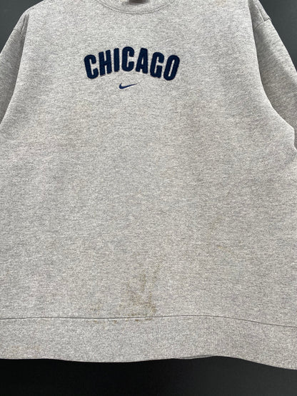 90’s NIKE CHICAGO Size M Vintage Sweat-shirt / 7947