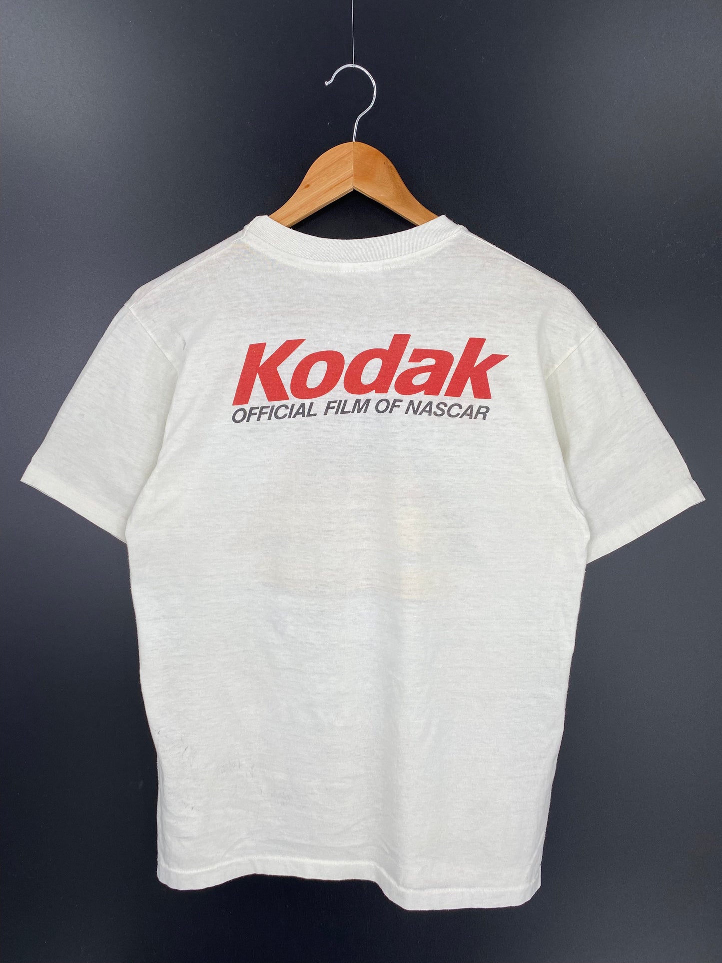 90’s NASCAR KODAK RICK WILSON Size L Vintage Racing T-Shirt / A755