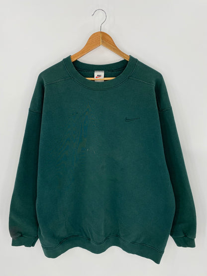 90’s NIKE Mini Swoosh Size XL Vintage Sweat-shirt / 7256