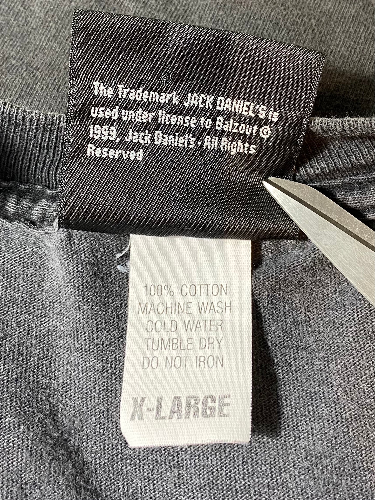 1999 JACKDANIEL’S Size XL Vintage T-shirt /  8098