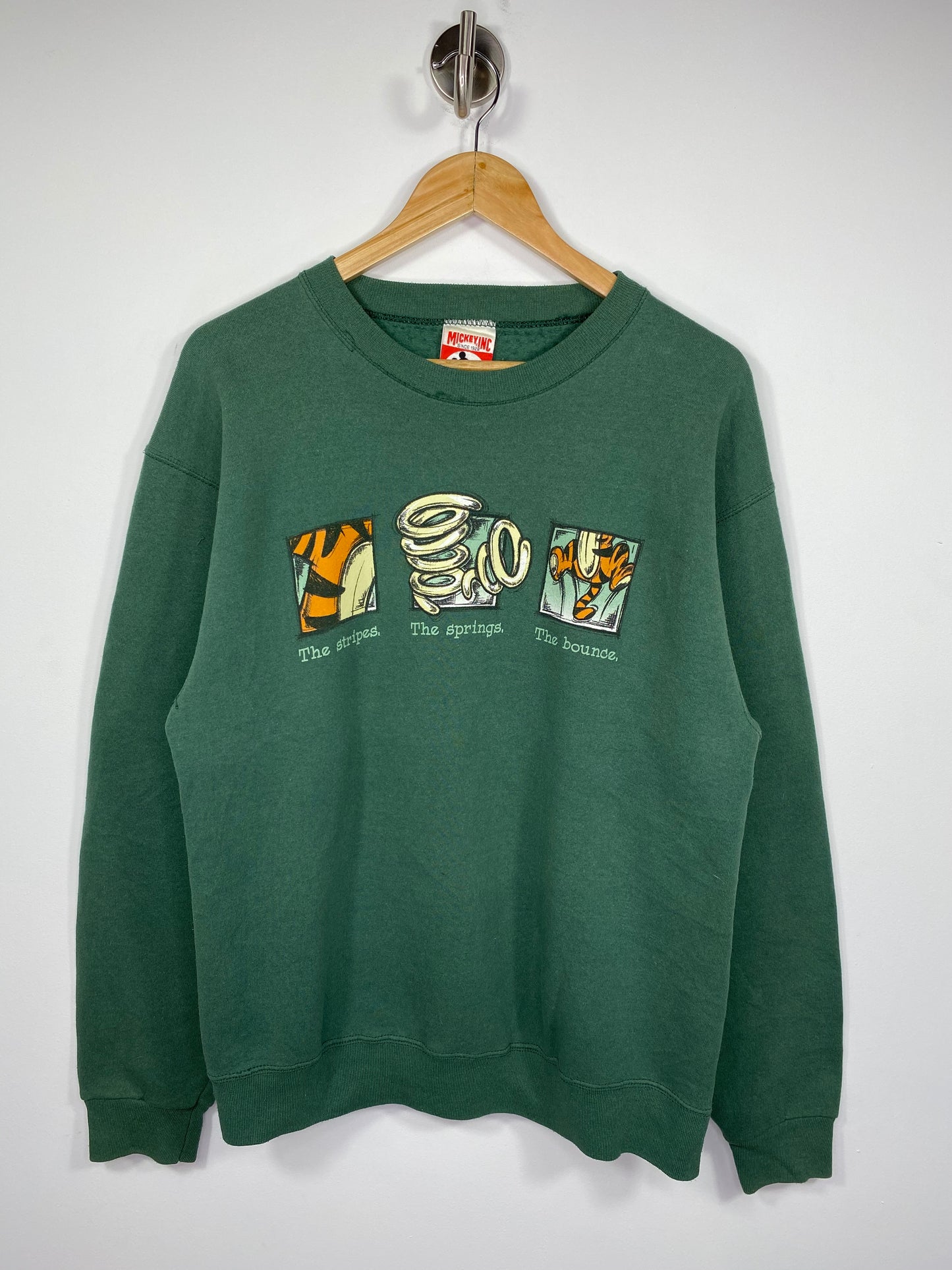 90’s Disney Tigger Made in USA Size S-M Vintage Sweat-Shirt / 5298