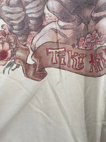 Vintage DISNEY TIKI KINGDOM MICKEY Size No Tag (Approx. XXL) T-Shirt / E372