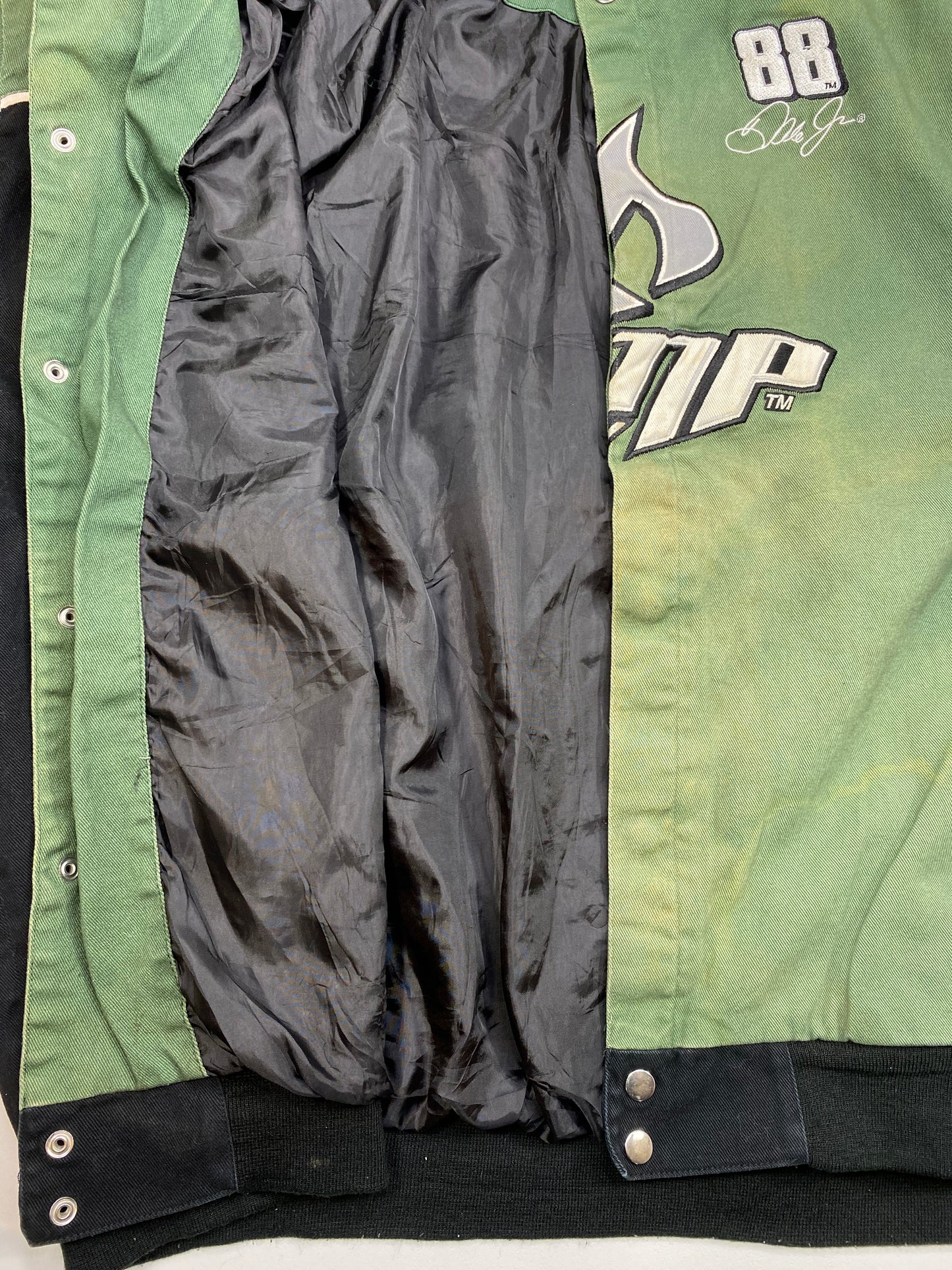 Vintage NASCAR amp Faded Size XL Racing Jacket / 5472