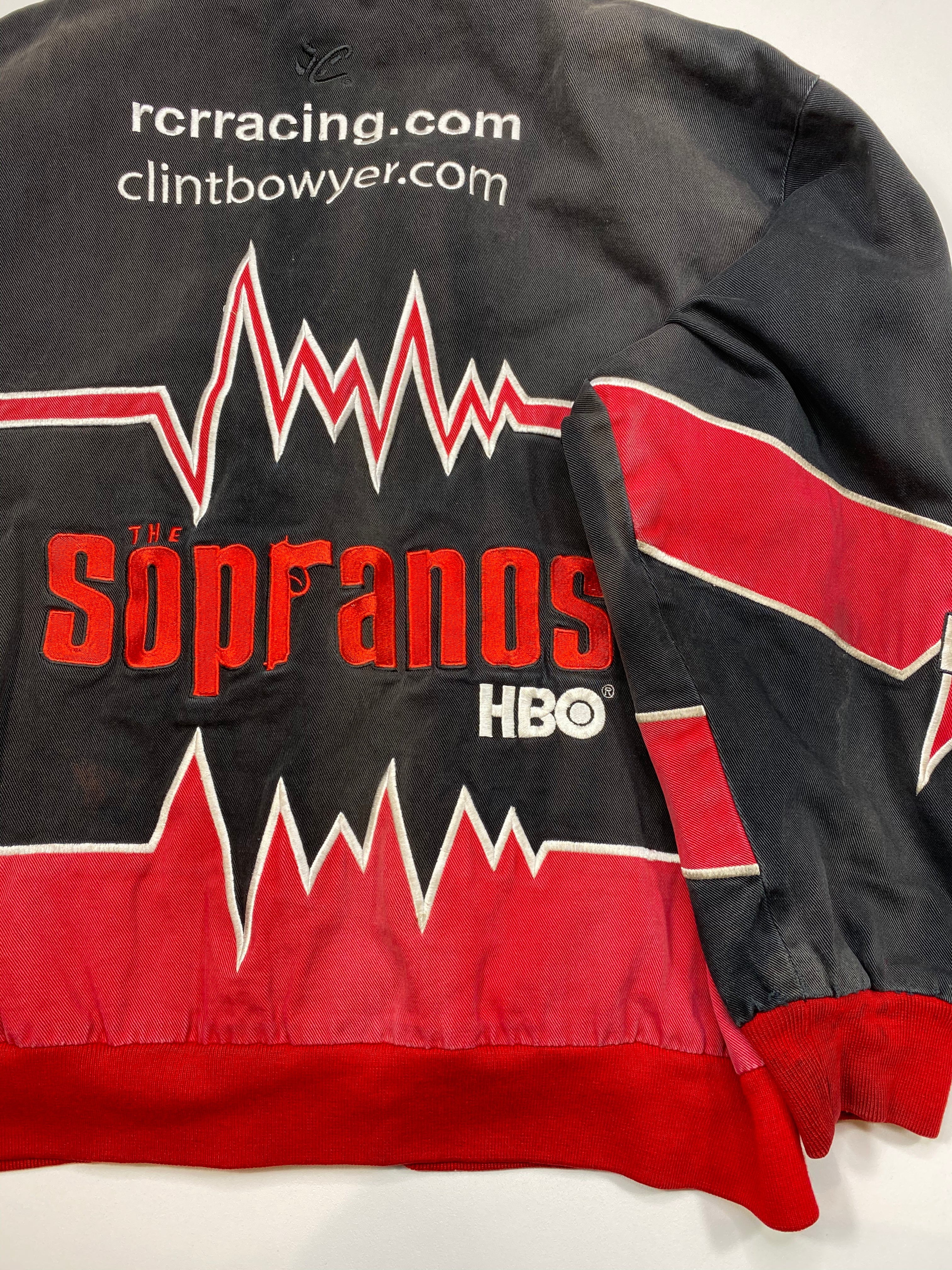 The Sopranos black \u0026 red stadium jacket◼︎Details