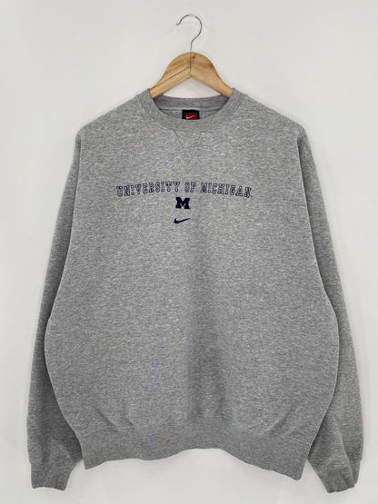 90’s NIKE UNIVERSITY OF MICHIGAN Size L Vintage Sweat-Shirt   / K5031