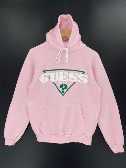 80’s GUESS PARIS Made in USA Size L Vintage Hoodie Sweat-Shirt /k6930