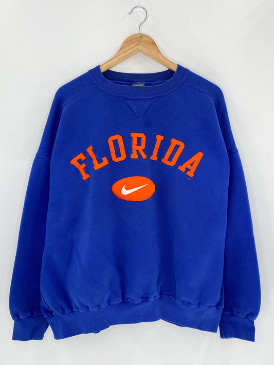 90's NIKE FLORIDA Size Approx. XL Vintage Sweat-Shirt / 5798