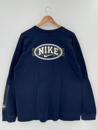 90’s NIKE Made in USA Size L Vintage Long sleeve T-shirt / A8587