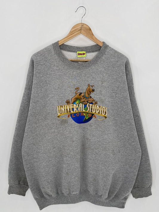 2002' SCOOBY-DOO UNIVERSAL STUDIOS FLORIDA Size XXL Vintage Sweat-shirt   / k5119