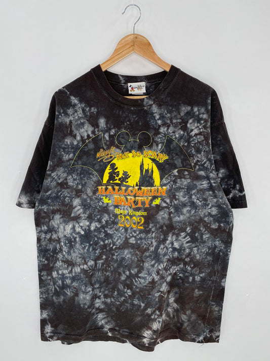 2002 DISNEY HALLOWEEN PARTY Size XL Vintage T-shirt / 6243