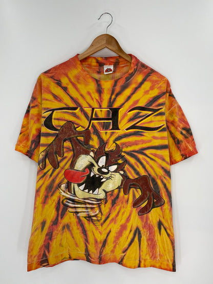 1998 LOONEY TUNES TAZ Size No Tag (Approx. XL) Vintage T-shirt  / 9013
