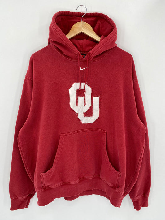 90’s NIKE OKLAHOMA Size L Vintage Hoodie Sweat-Shirt / 5404