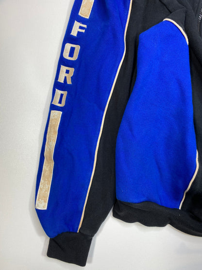 Vintage NASCAR RACING FORD Half-Zip Size M Sweat-Shirt / 5339