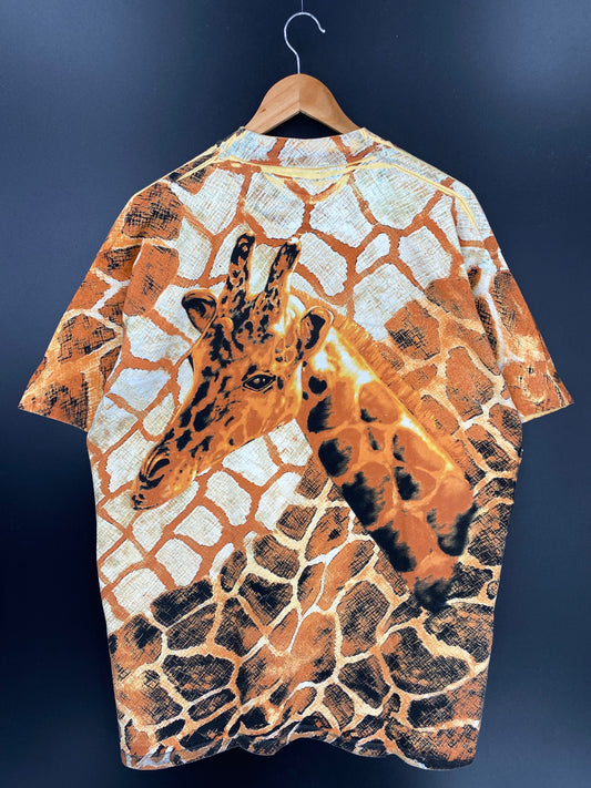 Vintage GIRAFFE Size No tag(Approx. XL) T-Shirt  / k493