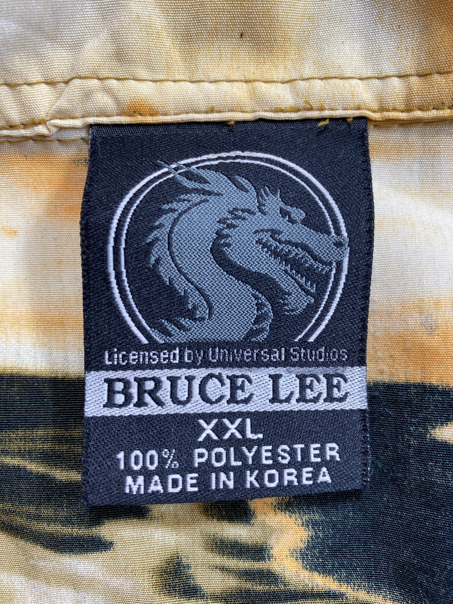 Vintage Bruce Lee Size XXL Button Down Shirt / 7023