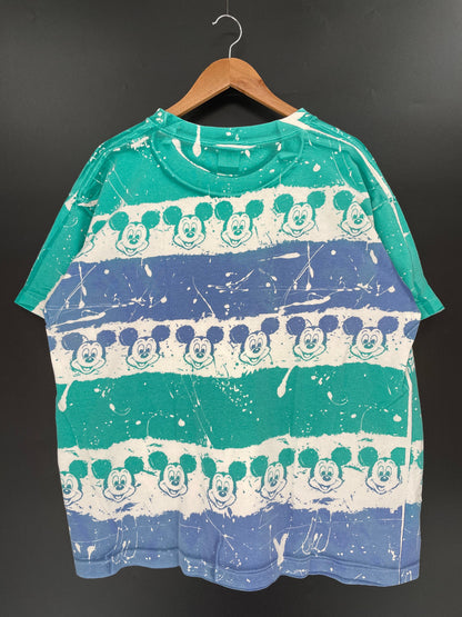 90’s DISNEY MICKEY MADE IN USA Approx. Size XL Vintage T-shirt / A1714