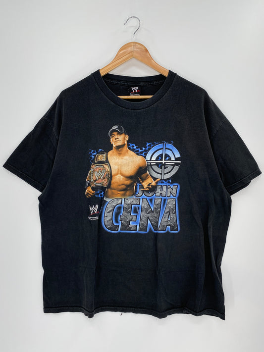 2007 JOHN CENA Size XL Vintage WWF T-Shirt / K25