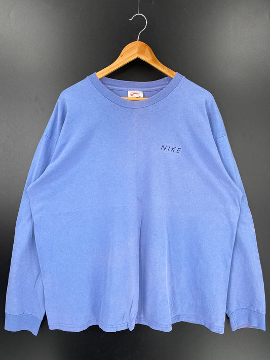 90's NIKE Made in USA Size XL Vintage long-Sleeve T-shirt / K2268