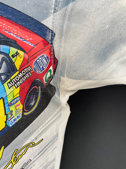 1997 DU PONT NASCAR  Made in USA Size L Vintage Racing T-shirt / 9455