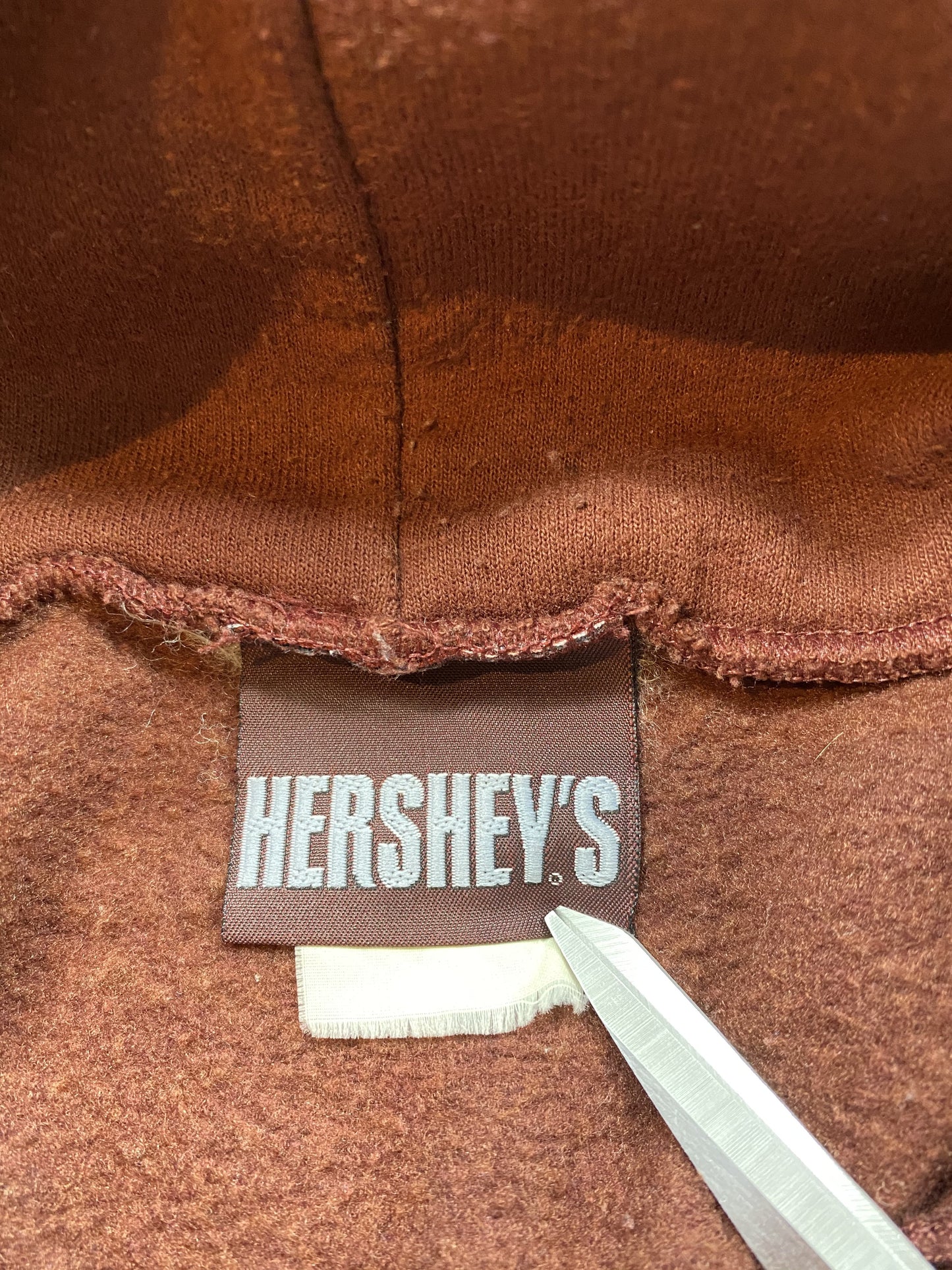 Vintage HERSHEY’S Size Approx. XL Hoodie Sweat-Shirt / k4636