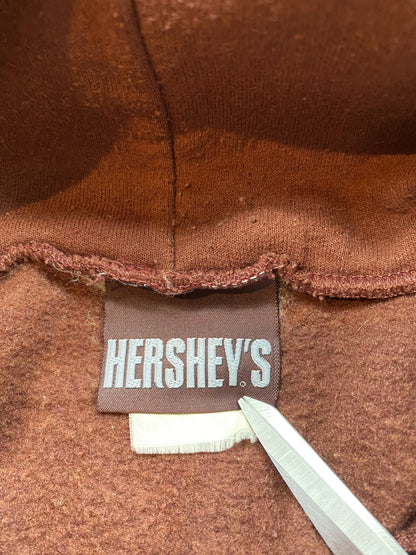 Vintage HERSHEY’S Size Approx. XL Hoodie Sweat-Shirt / k4636