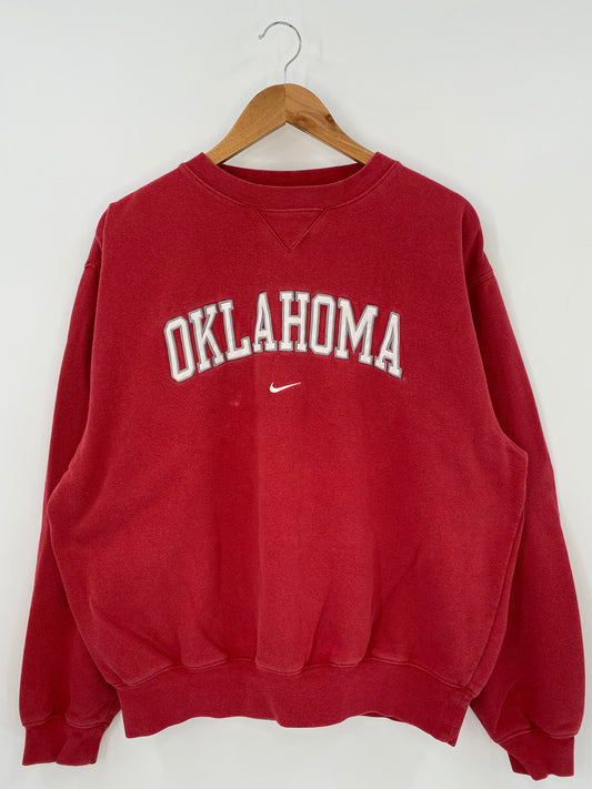 00' NIKE OKLAHOMA Size M Vintage Sweat-Shirt / K3732