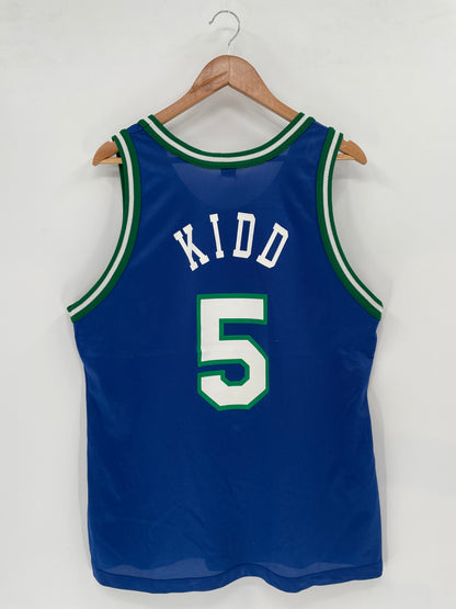 Vintage DALLAS MAVERICKS JASON KIDD Size L NBA Jersey / K1750