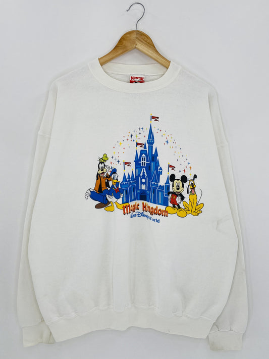 90’s Disney Magic Kingdom Made in USA  Size XXL Vintage Sweat-Shirt   / K5016