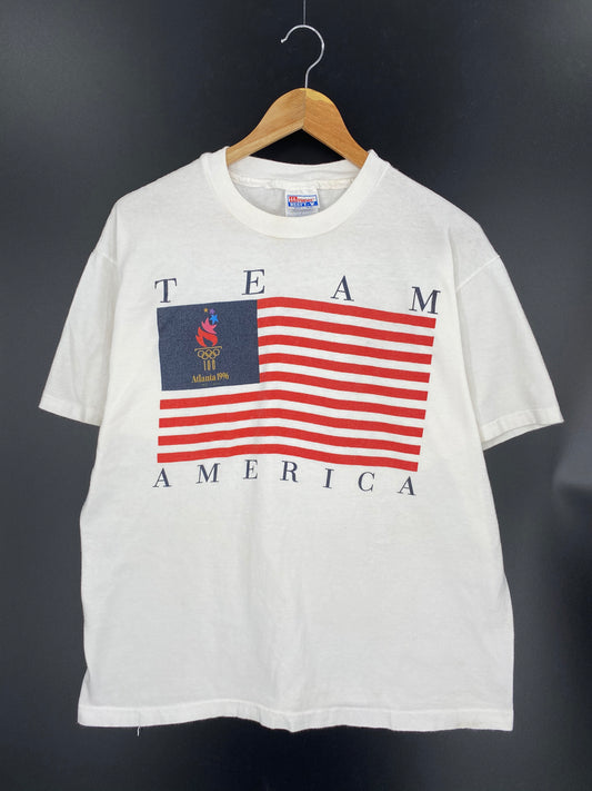 1996 ATLANTA OLYMPIC Size L Vintage T-shirt / 7700