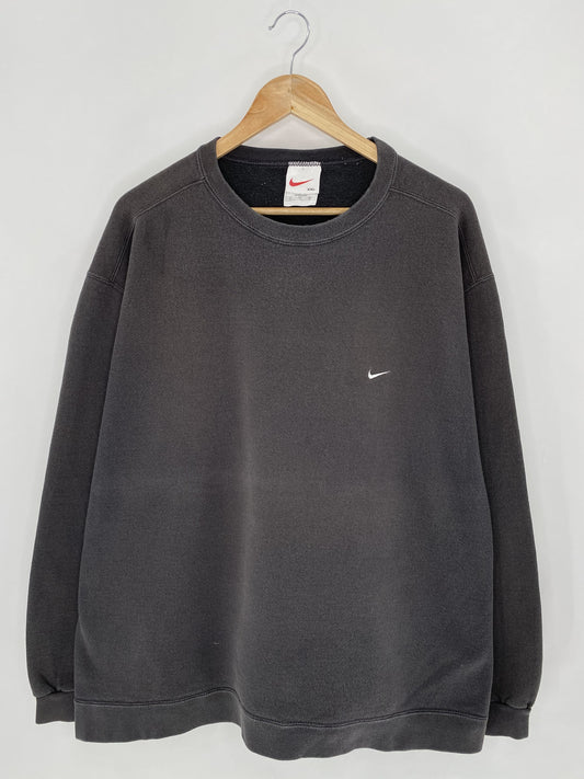 90’s NIKE Mini Swoosh Made in USA Size XXL Vintage Sweat - Shirts / K5073