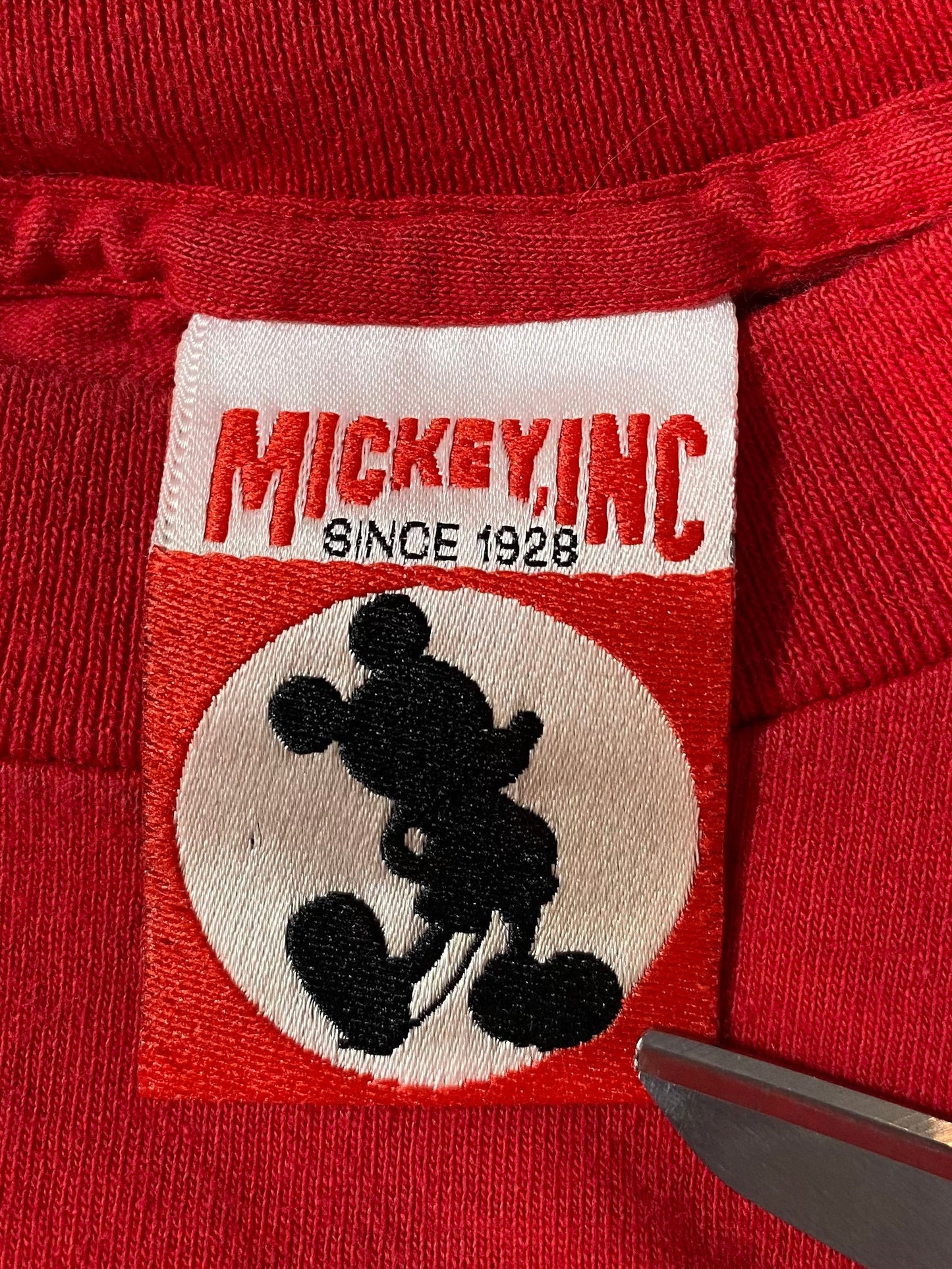 90's DISNEY MICKEY CHRISTMAS Made in USA Size M Vintage T-Shirt / G5192T
