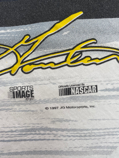 1997 DU PONT NASCAR  Made in USA Size XXL Vintage Racing T-shirt / 9655