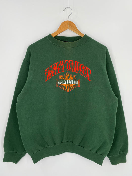 90’s Harley Davidson Made in USA Size L Vintage Sweat-Shirt / 8894