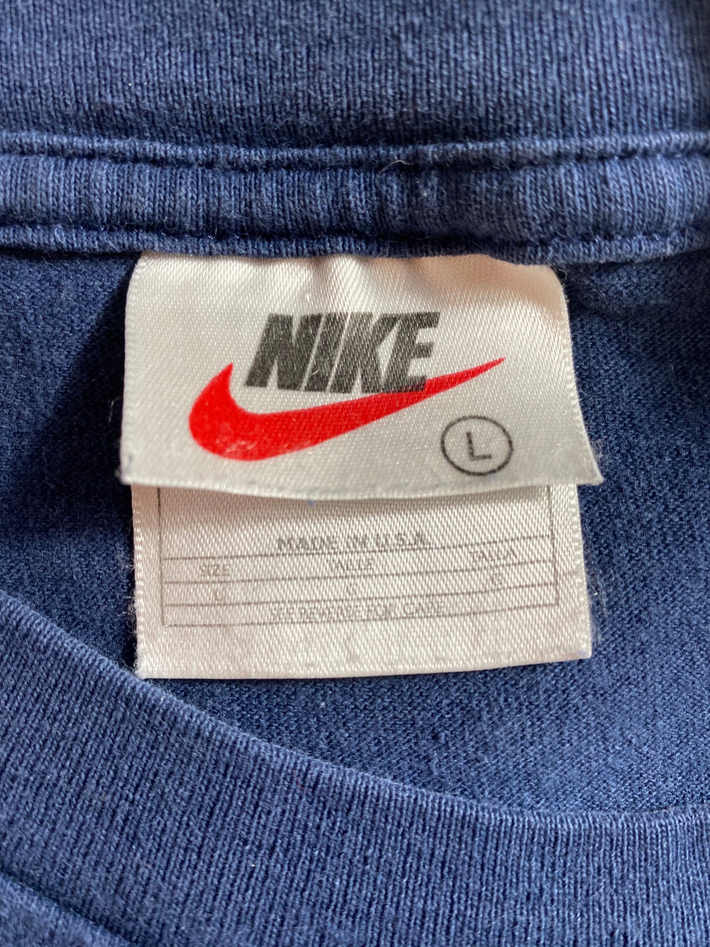 90’s NIKE Mini Swoosh Made in USA Size L Vintage T-shirt / 7875