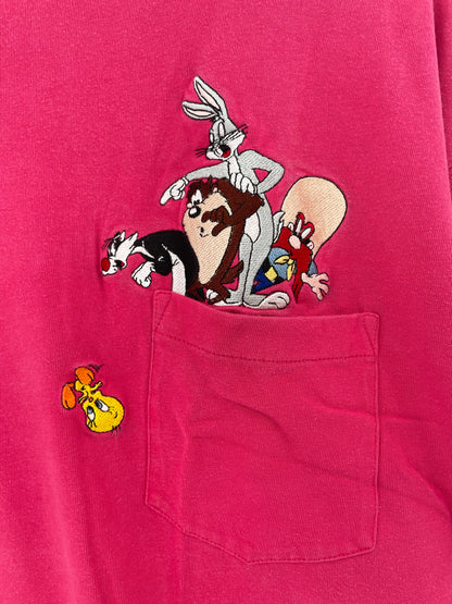 1996 LOONEY TUNES Size XL Vintage T-Shirt /9975