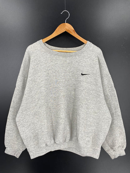 90’s NIKE MINI SWOOSH Made in USA Size L Vintage Sweat-shirt / K159