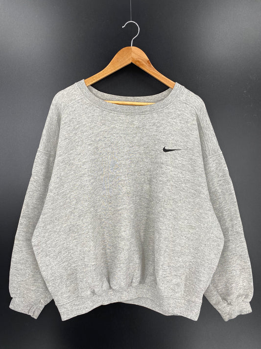 90’s NIKE MINI SWOOSH Made in USA Size L Vintage Sweat-shirt / K159