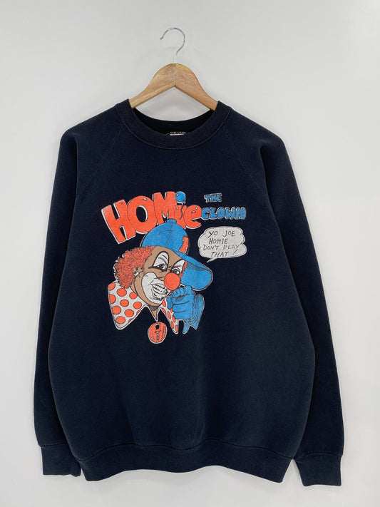 80’s HOMIE HE CLOWN Size XL Vintage Sweat-shirt / K6506