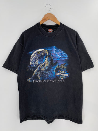 1998 HARLEY DAVIDSON Made in USA Size XL Vintage T-Shirt / 8664