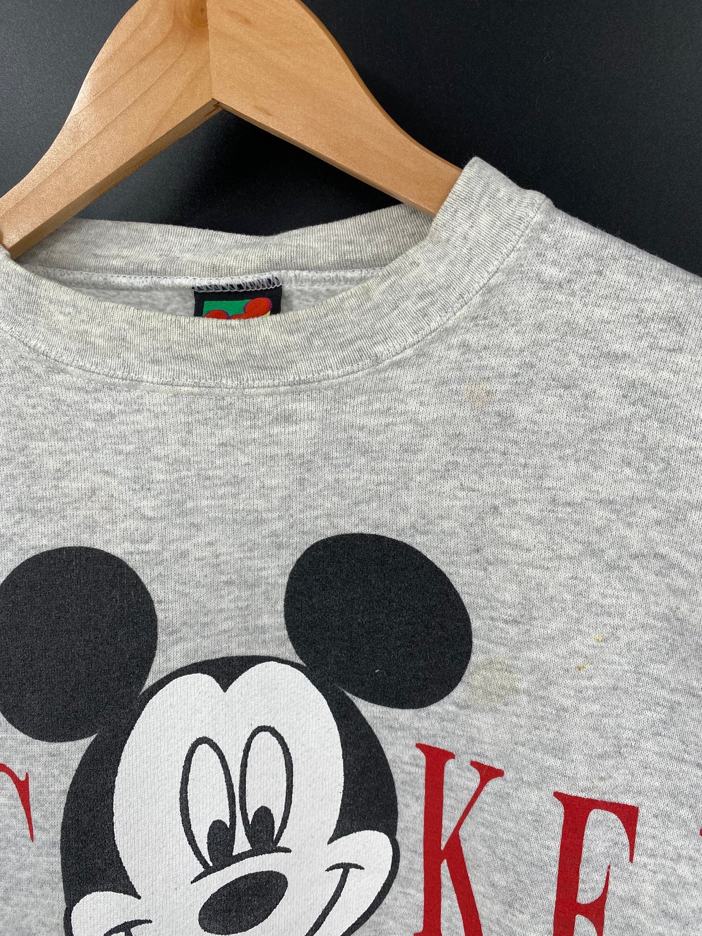 90's DISNEY MICKEY Made in USA Size XL Vintage Sweat-shirt / A5869