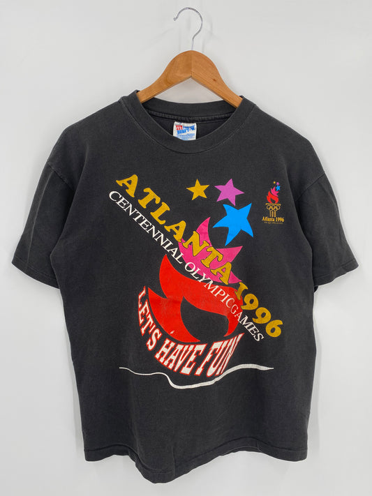 1996 ATLANTA OLYMPICS Made in USA Size L T-Shirt/ K706