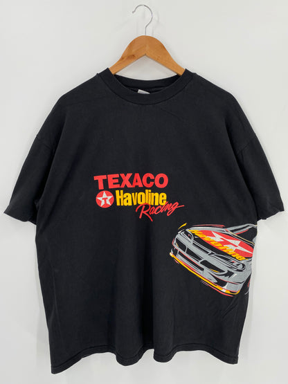 Vintage TEXACO HAVOLINE RACING Size XL  Racing T-Shirt / k652